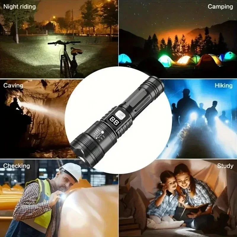 Super Bright Flashlight Rechargeable