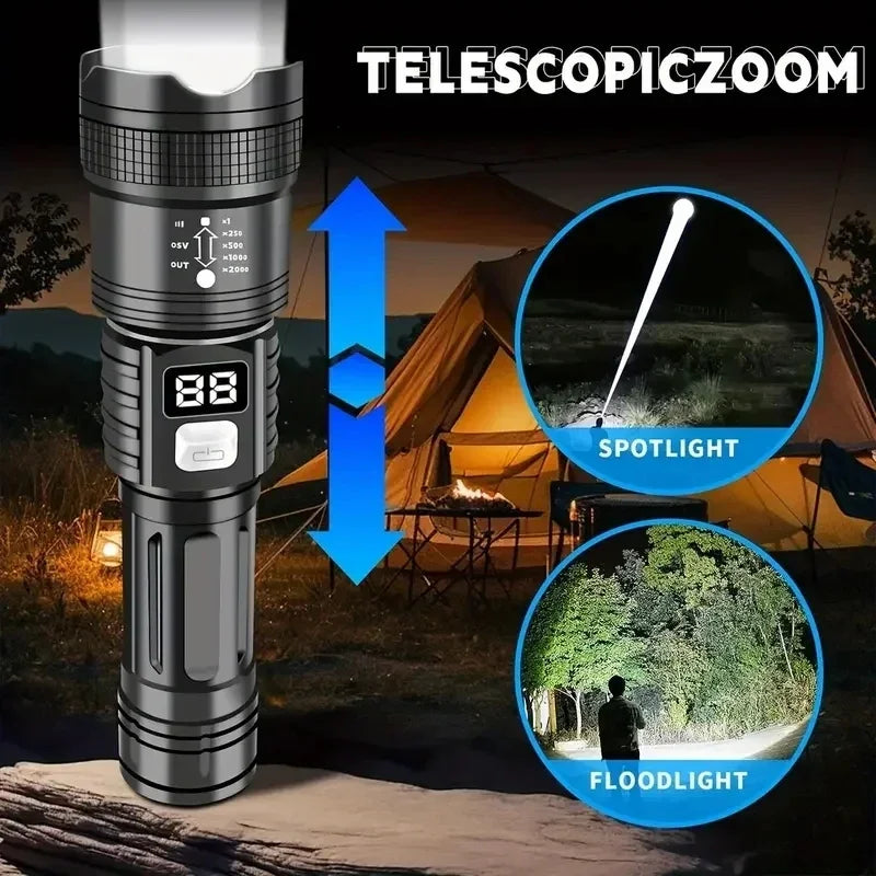 Super Bright Flashlight Rechargeable