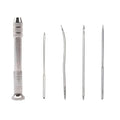 Leather Sewing Awl Set Replaceable Multifunctional Shoes Repair Tool Kit Punch Stitching Needles DIY Sewing Leathercraft