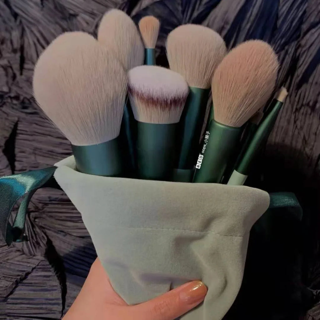 Professional 13–16Pcs Makeup Brush Set with Bag