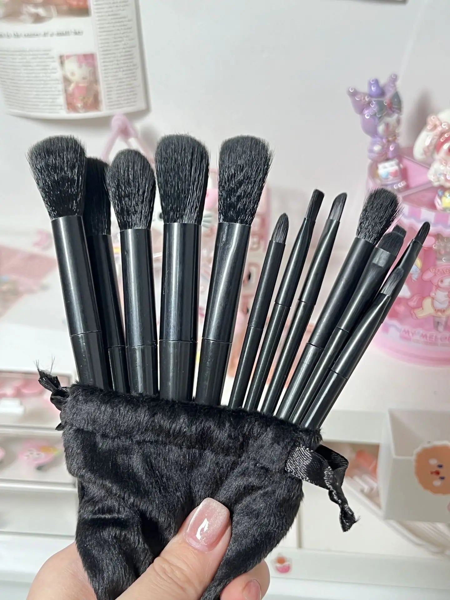 Professional 13–16Pcs Makeup Brush Set with Bag