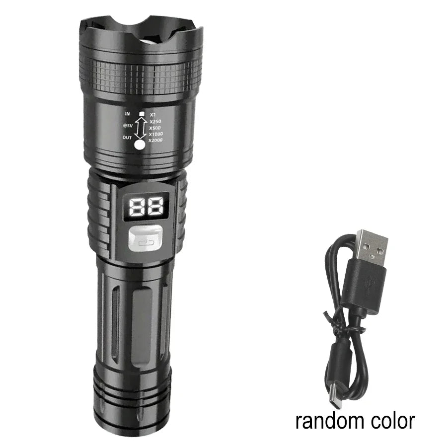 Super Bright Flashlight Rechargeable