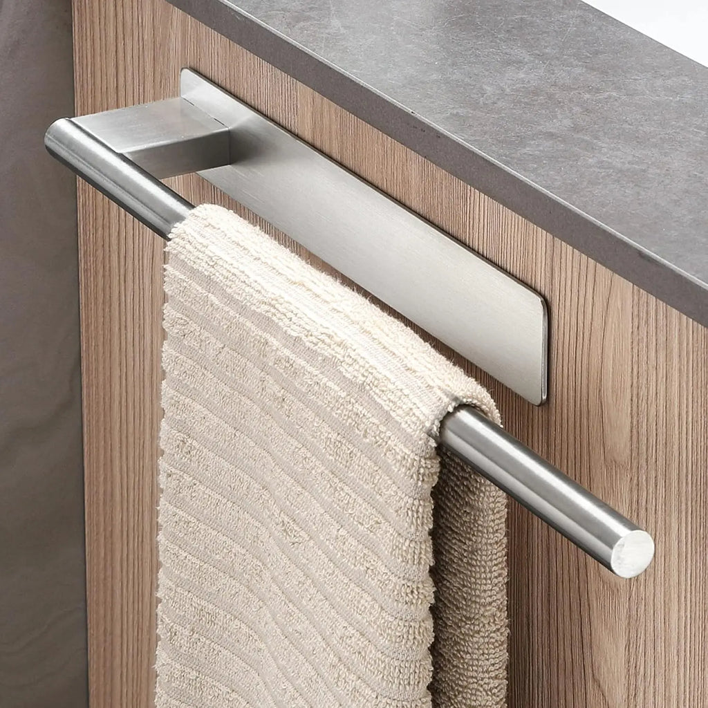 Bathroom Towel Racks No Drill Double Adhesive Towel Bar Stainless Steel 39CM